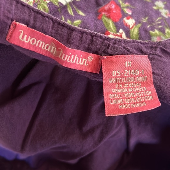 Vintage Shabby Chic Floral Tiered Flowy Cottton Gauze Sleeveless Sundress 90s - Picture 13 of 13